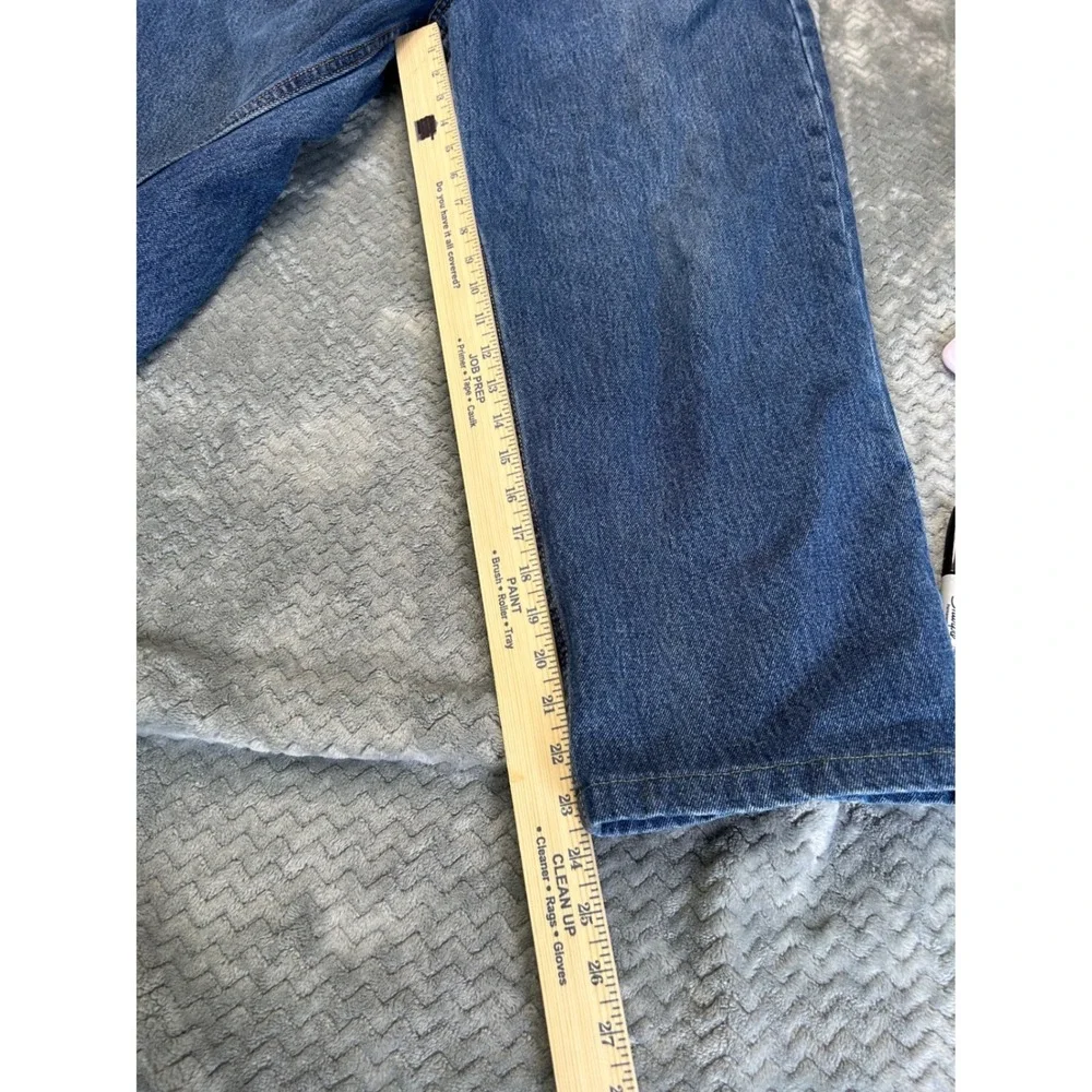 Levis 550 Original Fit VinJeans Mens 40x24 Blue Denim Straight Leg Zip &n Button